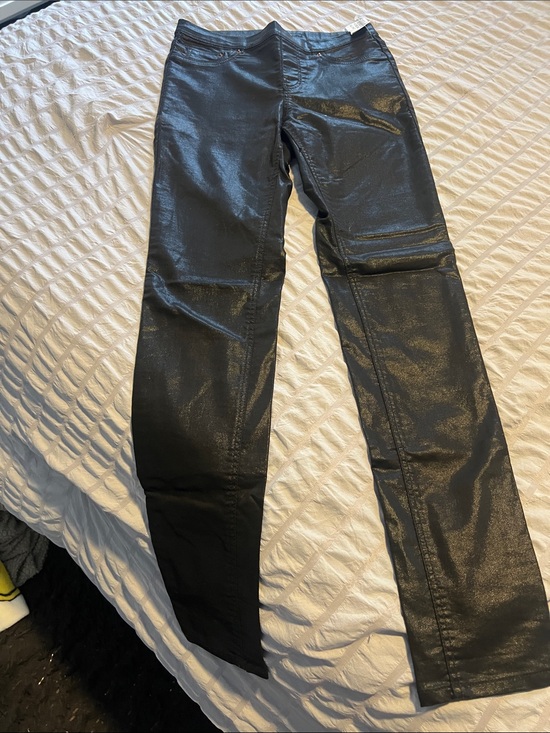 H&M Denim - H&M Shiny Black Skinny Jeans